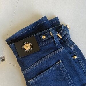 Versace Jeans Couture High Rise Dark Blue Denim